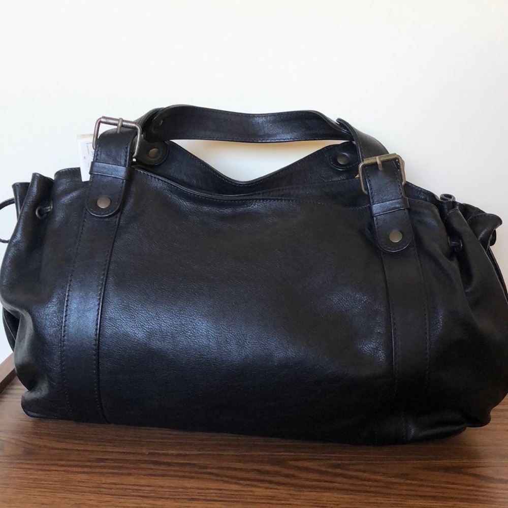 Gerard Darel 24 HR Bag in Black Leather NWT
